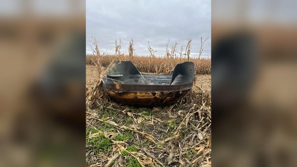 11-foot piece of suspected space debris found in eastern Minnesota cornfield — WCCO / CBS Minnesota, Prior Lake Community news
