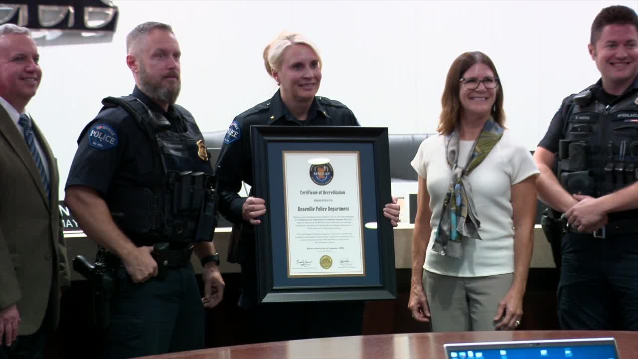 Roseville Police Department becomes first state-accredited agency, chief touts immediate impact — KSTP 5, Prior Lake Government news
