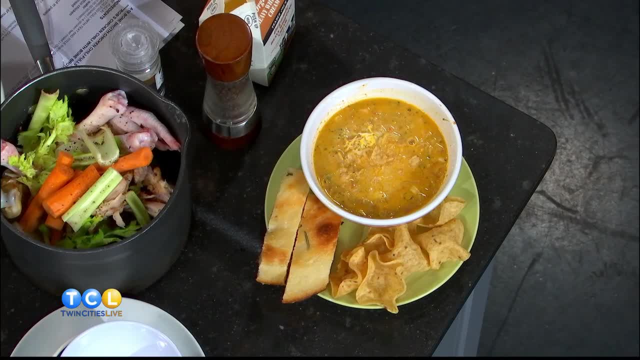 Rob’s Chicken Chili with Bone Broth — KSTP 5, Prior Lake Business news
