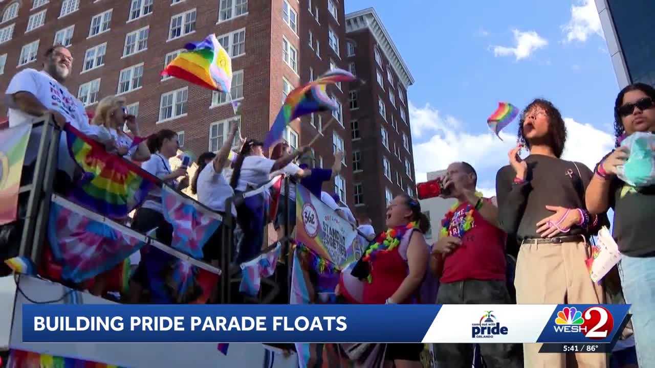 Inside the Central Florida workshop helping create floats for Come Out With Pride — WESH 2 Orlando, Prior Lake Business news