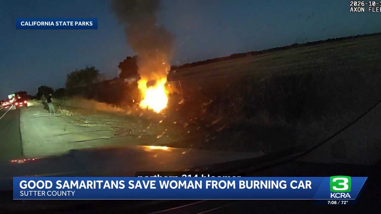 Officers rescue woman from burning car — WISN 12 Milwaukee, Prior Lake Community news