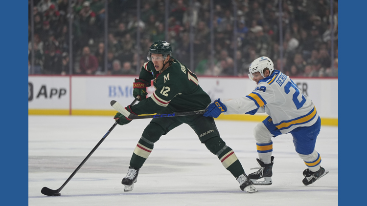 Matt Boldy has 5th career hat trick and Wild beat Blues 5-4 — KARE 11 Sports, Prior Lake Sports news