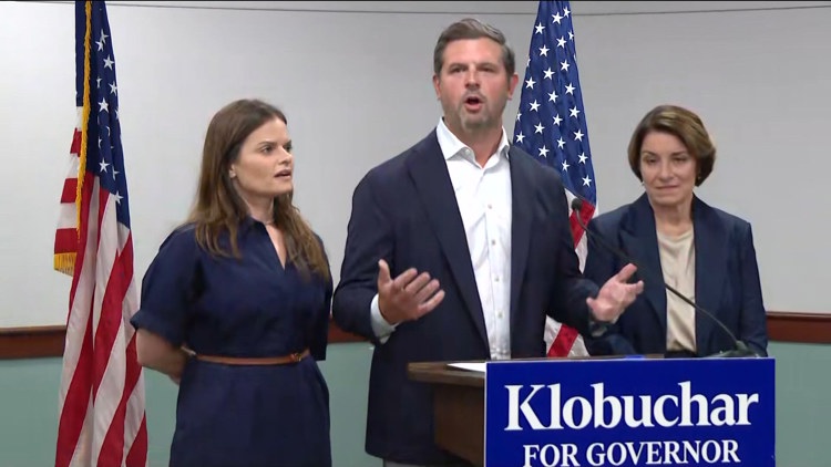 Parents of Harper Moyski backing Amy Klobuchar for governor — KARE 11 Local, Prior Lake Community news