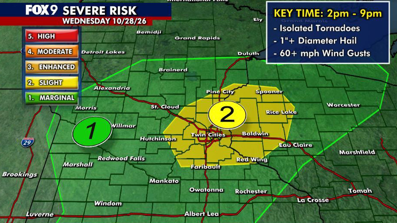 Minnesota weather: Mild and humid with strong storms possible Wednesday — Prior Lake Community news