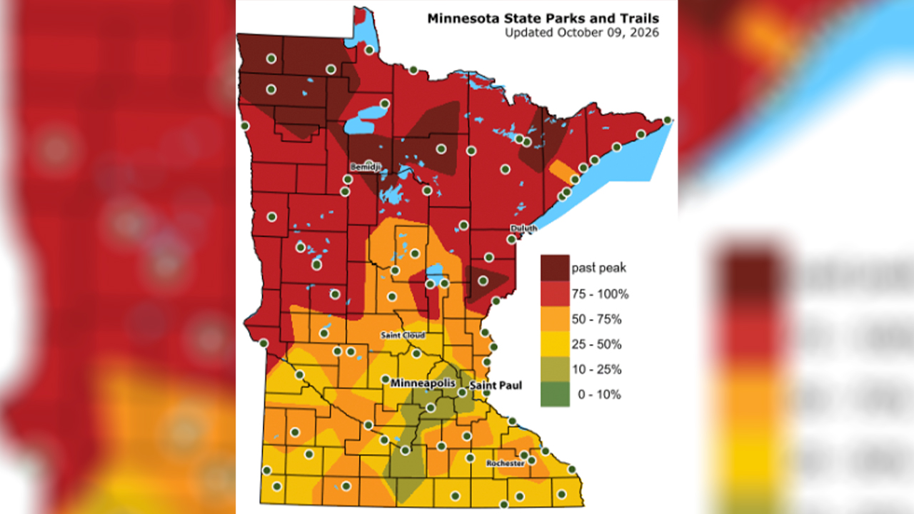 Map: Fall colors peaking across northern Minnesota — FOX 9, Prior Lake Community news